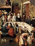 Hieronymus Bosch The Marriage at Cana painting